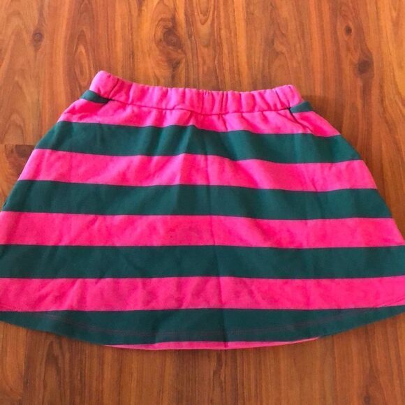 Mini Boden Fuchsia and green fleece mini skirt size 9-10￼ - Picture 4 of 4
